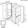 Refurbished Zanussi ZNHN18FS1 Integrated 254 Litre 70/30 Frost Free Fridge Freezer
