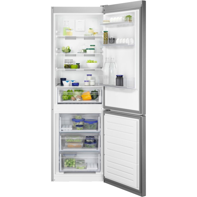 Zanussi  324 Litre 60/40 Freestanding Fridge Freezer - Silver