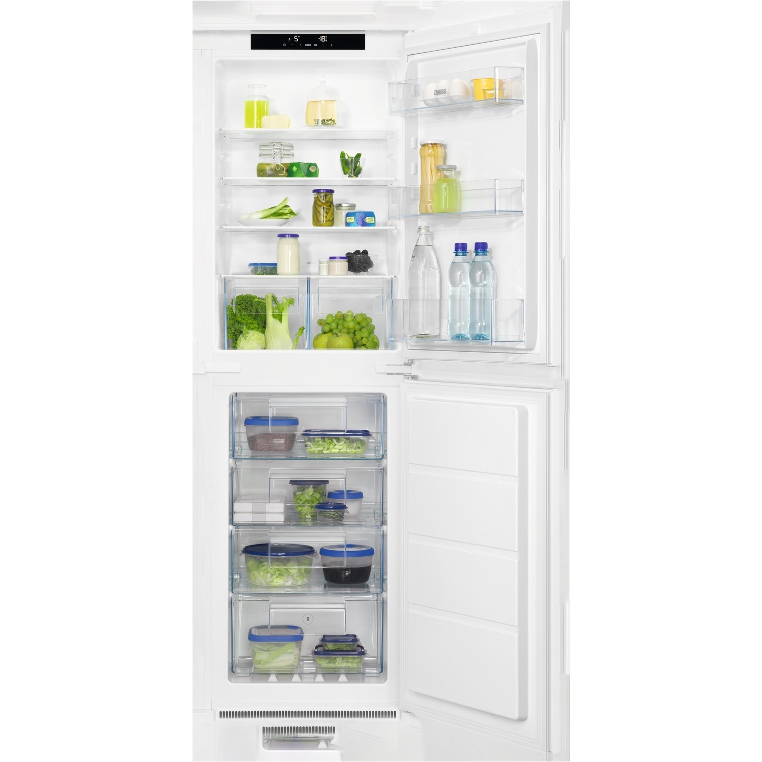 Refurbished Zanussi ZNNN18FS5 Integrated 239 Litre 50/50 Fridge Freezer