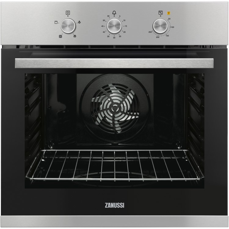 Refurbished Zanussi ZOB31471XK 60cm Single Built In Electric Oven 