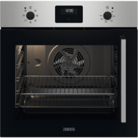 Zanussi Series 20 Single Oven with Left Hand Opening Door - Stainless Steel