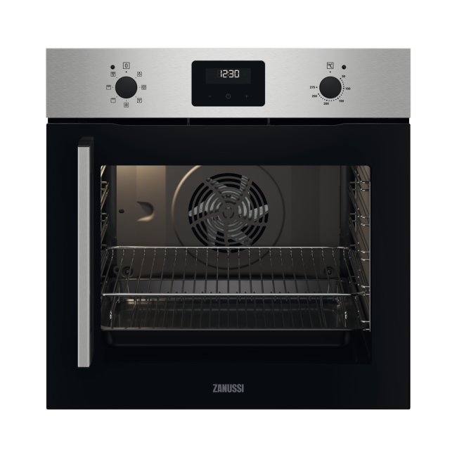 Zanussi Series 20 Single Oven with Right Hand Opening Door - Stainless Steel