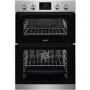 Zanussi Electric Built-In Double Oven - Stainless Steel