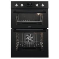 GRADE A2 - Zanussi ZOD35802BK Multifunction Electric Built In Double Oven With Catalytic Liners - Black