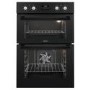 GRADE A2 - Zanussi ZOD35802BK Multifunction Electric Built In Double Oven With Catalytic Liners - Black