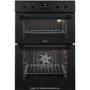 GRADE A3 - Zanussi ZOD35802BK Multifunction Electric Built In Double Oven With Catalytic Liners - Black