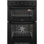 GRADE A1 - Zanussi ZOD35802BK Multifunction Electric Built In Double Oven With Catalytic Liners - Black