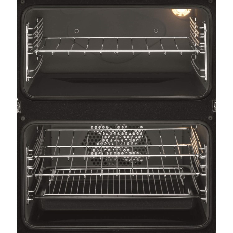 Zanussi ZOF35517DX Electric Built-under Fan Double Oven With Catalytic Cleaning Stainless Steel