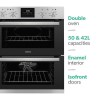 Refurbished Zanussi ZOF35661XK Multifunction Electric Built Under Double Oven - Stainless Steel