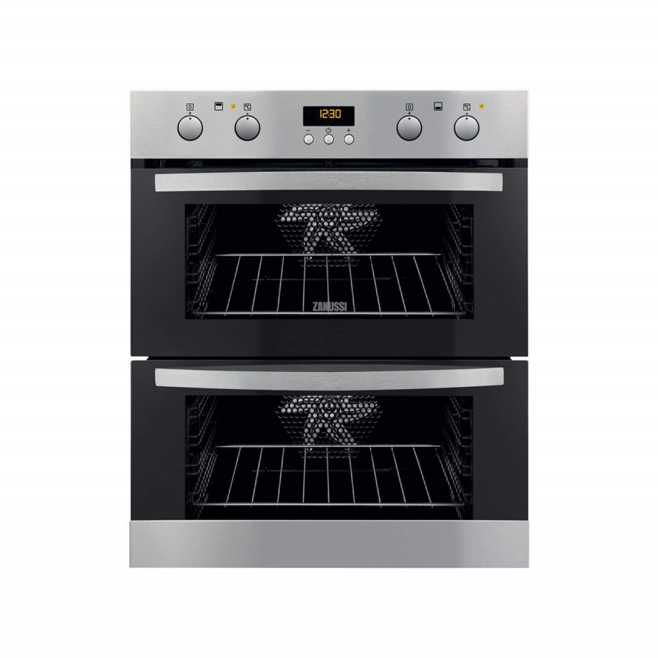 Zanussi ZOF35712XK Stainless Steel Electric Builtunder Multifunction Double Oven Appliances