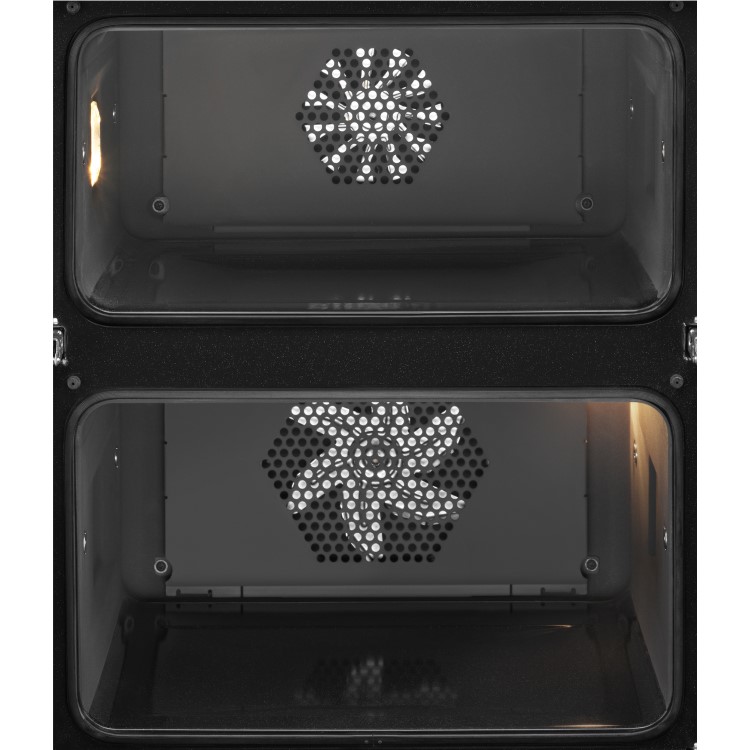 GRADE A3 - Zanussi ZOF35802XK Multifunction Electric Built Under Double Oven - Stainless Steel