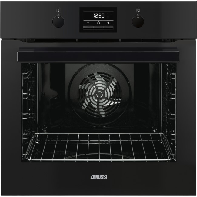 Zanussi ZOP37972BK Multifunction Single Oven With Pyrolytic Cleaning