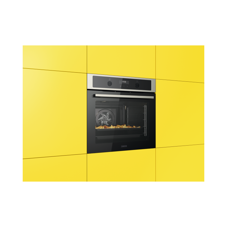 GRADE A2 - Zanussi ZOPNA7K1 Built in Pyrolytic AirFry Single Oven - Black