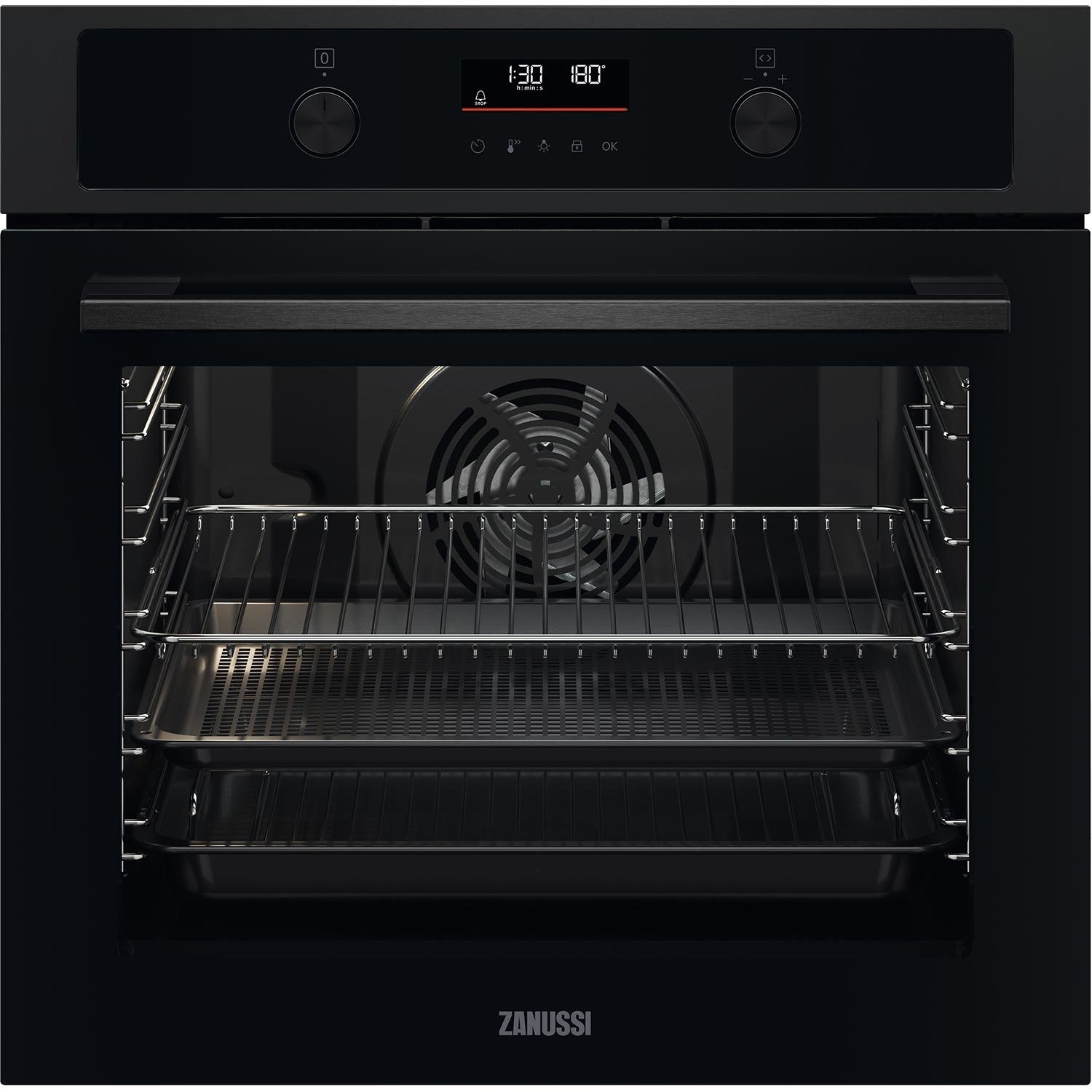 Zanussi on sale black oven
