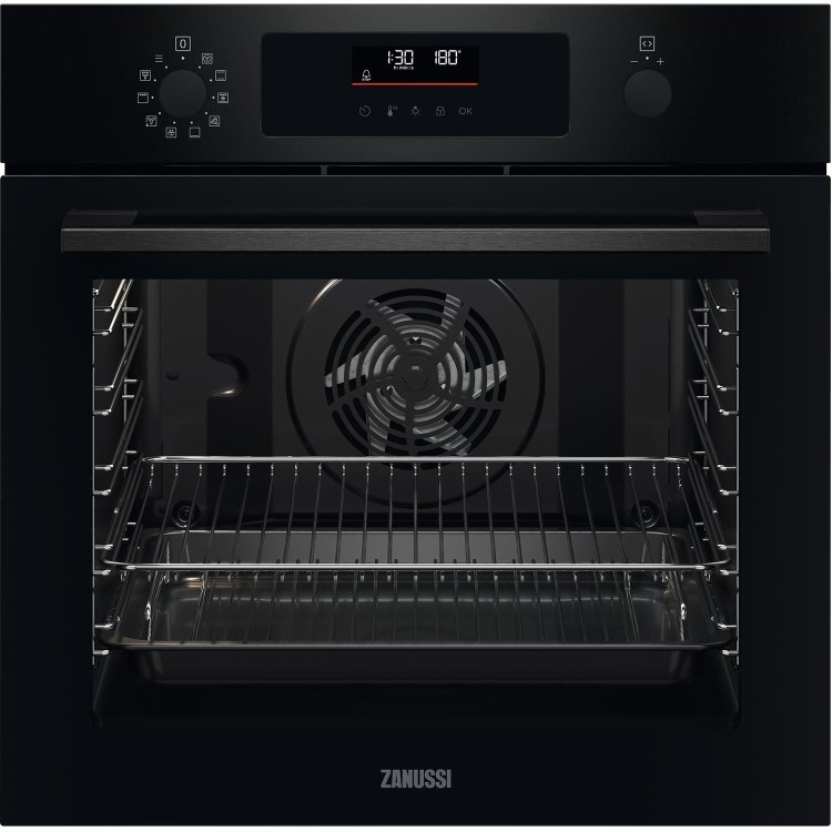 Zanussi Series 60 Electric Self-Cleaning Single Oven - Black