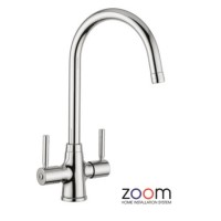 Zoom ZP1001 Davenport Twin Lever Monobloc Chrome Tap