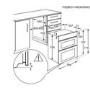 Refurbished Zanussi Series 20 ZPCNA4K1 60cm Double Built Under Electric Oven with Catalytic Cleaning Black