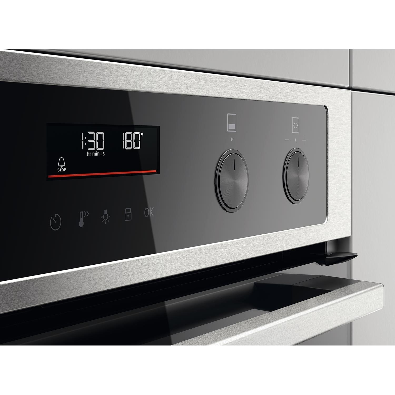 Zanussi Series 40 AirFry Built Under Double Oven Stainless Steel