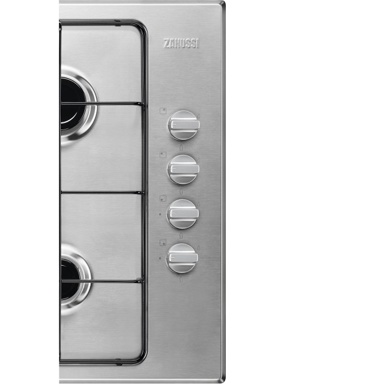 Zanussi Electric Single Fan Oven & Gas Hob Pack - Stainless Steel