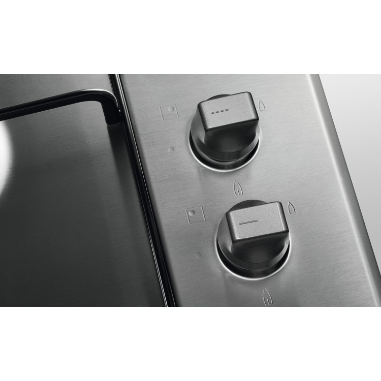 Zanussi Electric Single Fan Oven & Gas Hob Pack - Stainless Steel