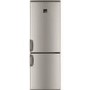 GRADE A2 - Zanussi ZRB23055FX 169x56cm 234L Frost Free Freestanding Fridge Freezer - Silver With Antifingerprint Stainless Steel Door