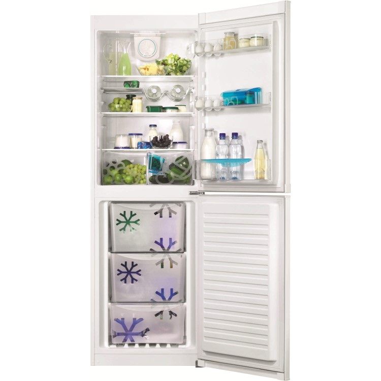 Zanussi ZRB35315WA 306L 185x60cm Freestanding Fridge Freezer - White