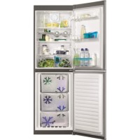 Zanussi ZRB35315XA Freestanding Fridge Freezer Grey With Antifingerprint Stainless Steel Door