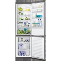 Zanussi ZRB38315XA Free-Standing Fridge Freezer in Grey+Stainless Steel Door with Antifingerprint