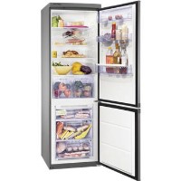 Zanussi ZRB934PX2 Free-Standing Fridge Freezer in GreyStainless Steel Door with Antifingerprint