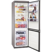 Zanussi ZRB939NX2 Free-Standing Fridge Freezer in GreyStainless Steel Door with Antifingerprint