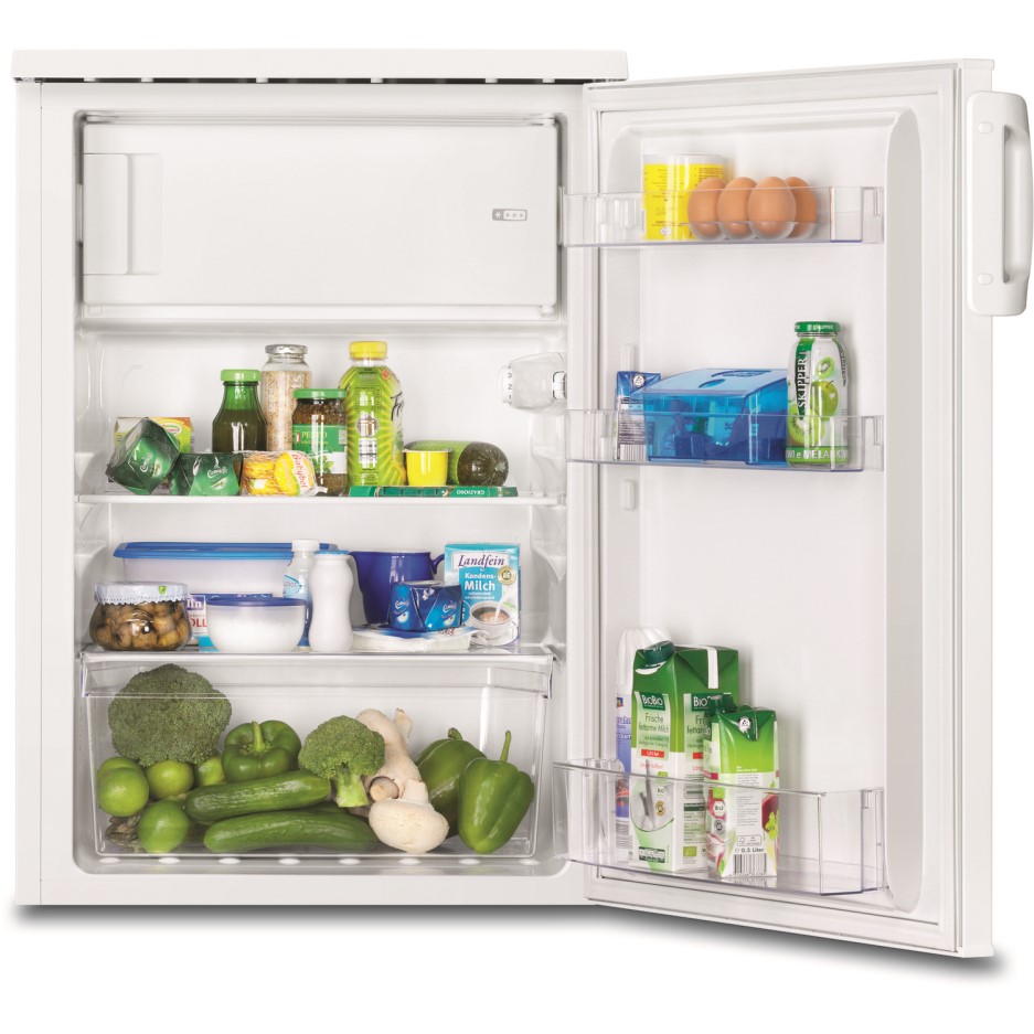 Zanussi ZRG14800WA 60cm Wide Freestanding Under Counter Fridge White Appliances Direct