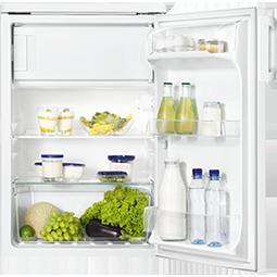 Zanussi ZRG15805WA 55cm Wide Freestanding Under Counter Fridge - White