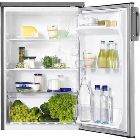Zanussi ZRG16605XA 55cm Wide Freestanding Under Counter Fridge - Stainless Steel