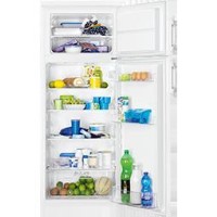 GRADE A3 - Heavy cosmetic damage - Zanussi ZRT23103WA 140x55cm Top Mount Freestanding Fridge Freezer White