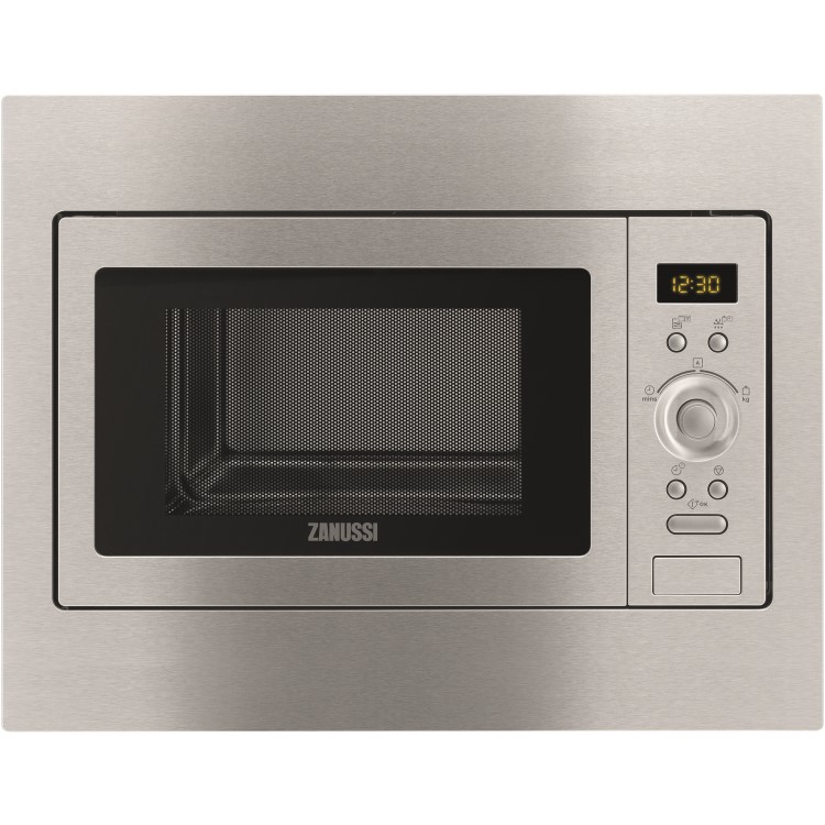 GRADE A1 - Zanussi ZSC25259XA Built-in Microwave Oven - Anti-fingerprint Stainless Steel