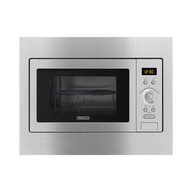 GRADE A1 - Zanussi ZSC25259XA Built-in Microwave Oven - Anti-fingerprint Stainless Steel