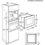 GRADE A1 - Zanussi ZSC25259XA Built-in Microwave Oven - Anti-fingerprint Stainless Steel