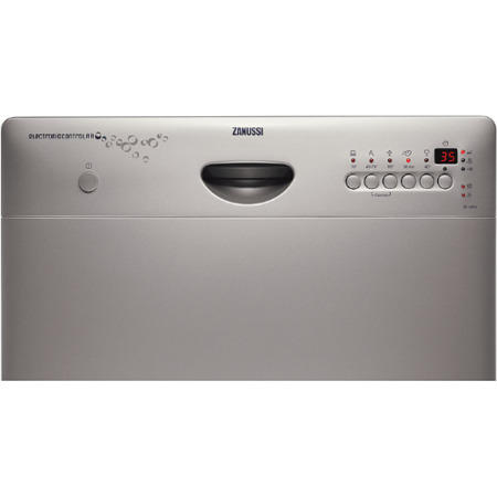 Zanussi ZSF2450S 6 Place Compact Electronic Freestanding Dishwasher in Silver