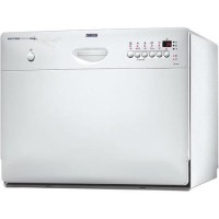 Zanussi ZSF2450 6 Place Compact Electronic Freestanding Dishwasher in White