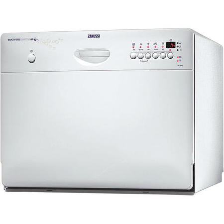 Zanussi ZSF2450 6 Place Compact Electronic Freestanding Dishwasher in White