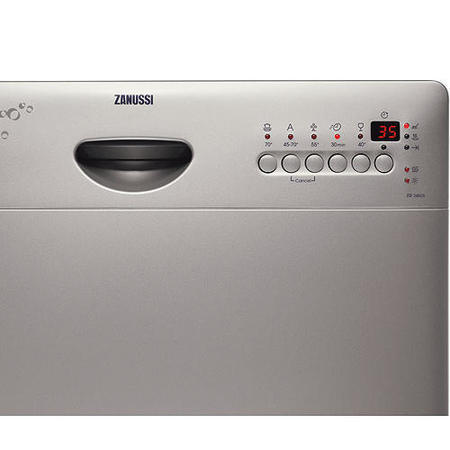 Zanussi ZSF2450 6 Place Compact Electronic Freestanding Dishwasher in White