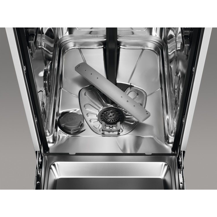 Zanussi Series 20 AirDry Integrated Slimline Dishwasher - White control panel