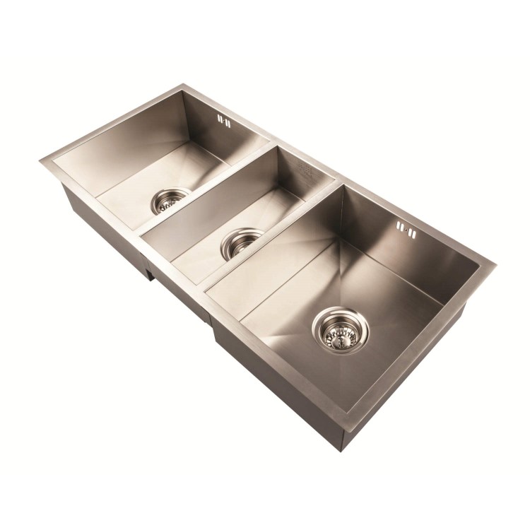 1810 Sink Company ZT/341834/U.S/115 ZENTRIO 340/180/340U  2.5 Bowl Inset Stainless Steel Sink
