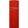 Zanussi 240 Litre 80/20 Freestanding Fridge Freezer - Red 