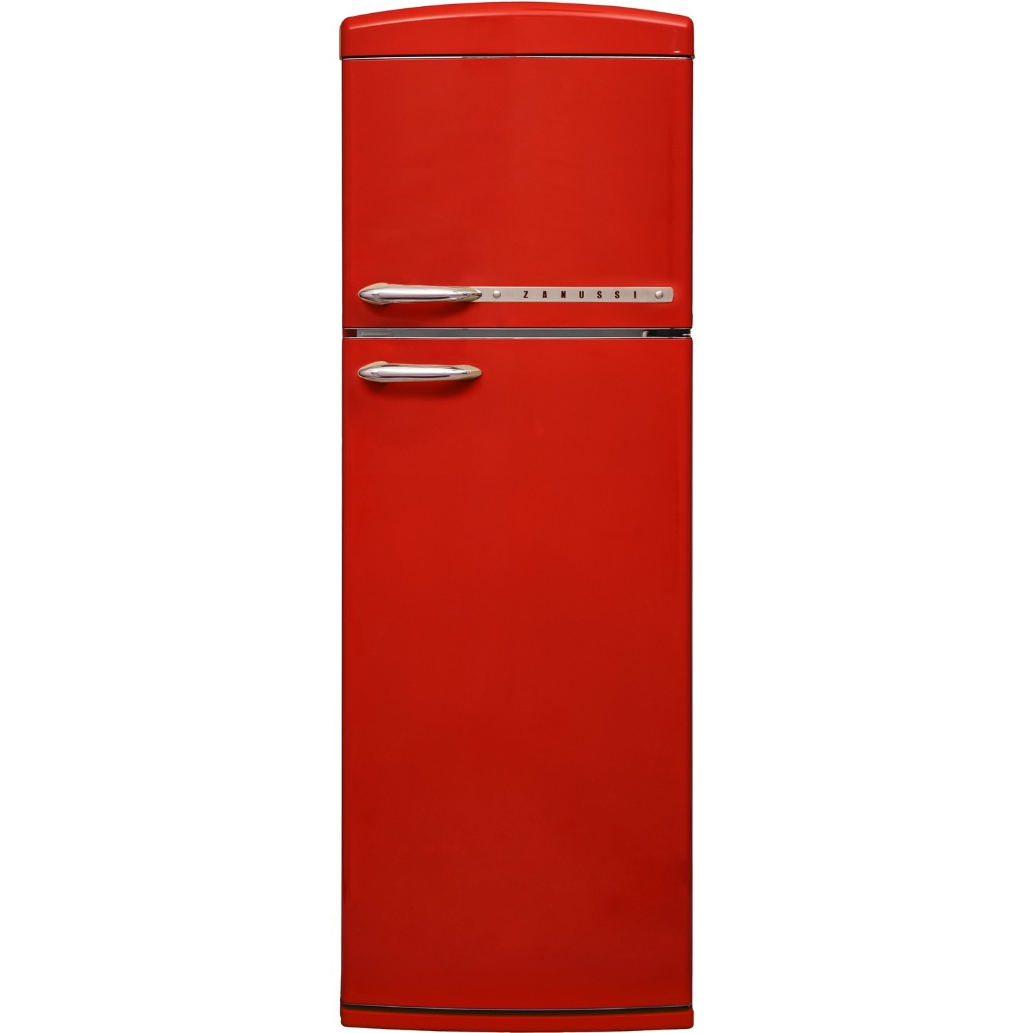 Refurbished Zanussi Retro ZTAE31ED1 Freestanding 310 Litre 80/20 Fridge Freezer Red