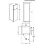 Refurbished Zanussi  ZTAN14FW0 Freestanding 119 Litre 80/20 Fridge Freezer White
