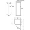 Zanussi  242 Litre 80/20 Freestanding Fridge Freezer With OptiSpace  - White