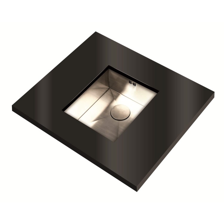 1810 Sink Company ZENUNO 340U 1 Bowl Stainless Steel Chrome Undermount Kitchen Sink
