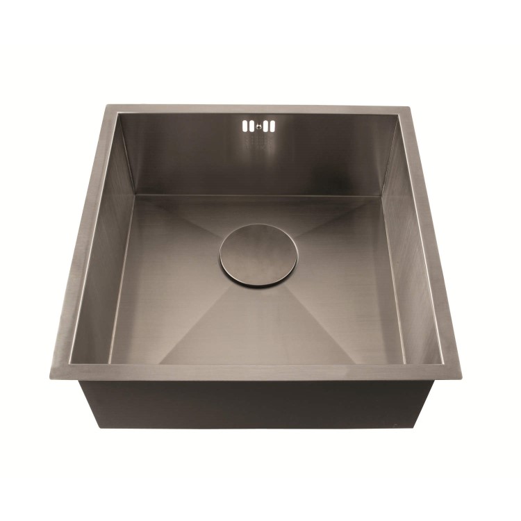 1810 Sink Company 1 Bowl Stainless Steel Chrome Undermount Kitchen Sink - ZU/40/U/S/019