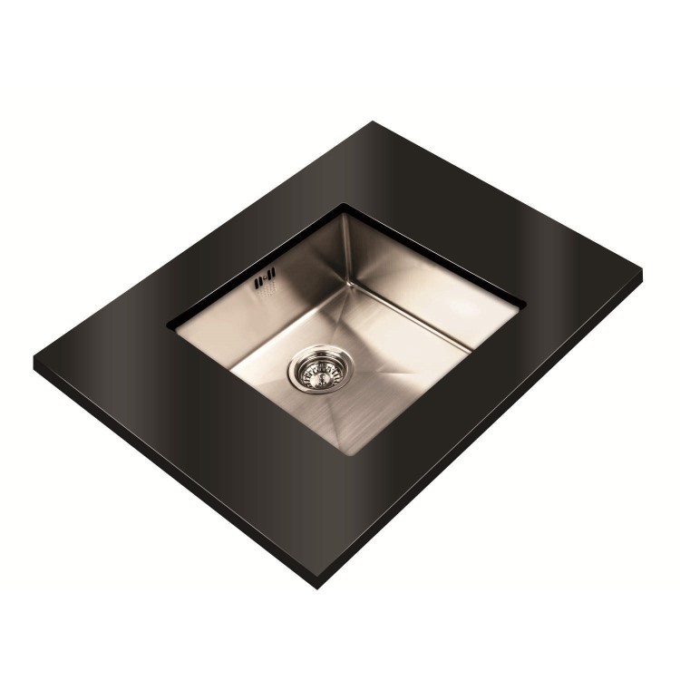 1810 Sink Company ZENUNO15 400U1 Bowl Stainless Steel Chrome Undermount Kitchen Sink